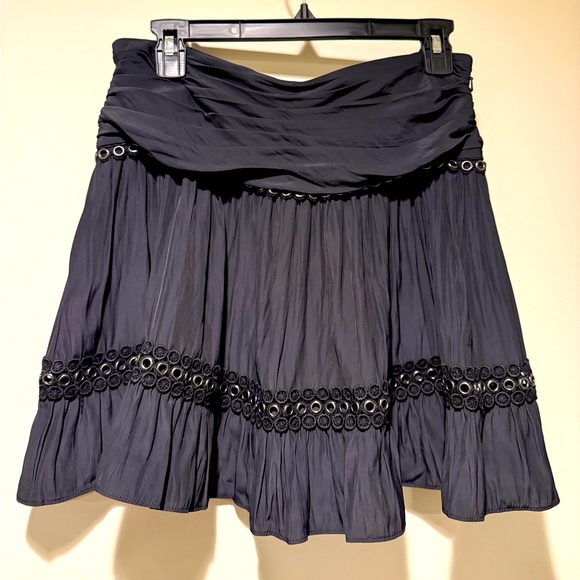 NWT Ramy Brook Esmeralda Black Mini Skirt - Picture 1 of 4